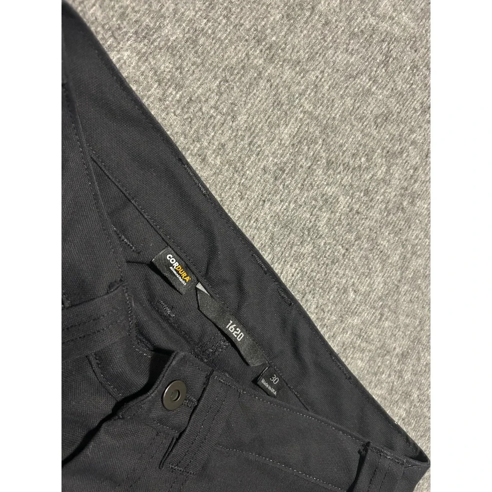 1620 cordura pants workwear black fit 30X26 made in usa cotton blend